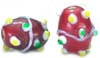 Oval Dotted Beads - click here for large view